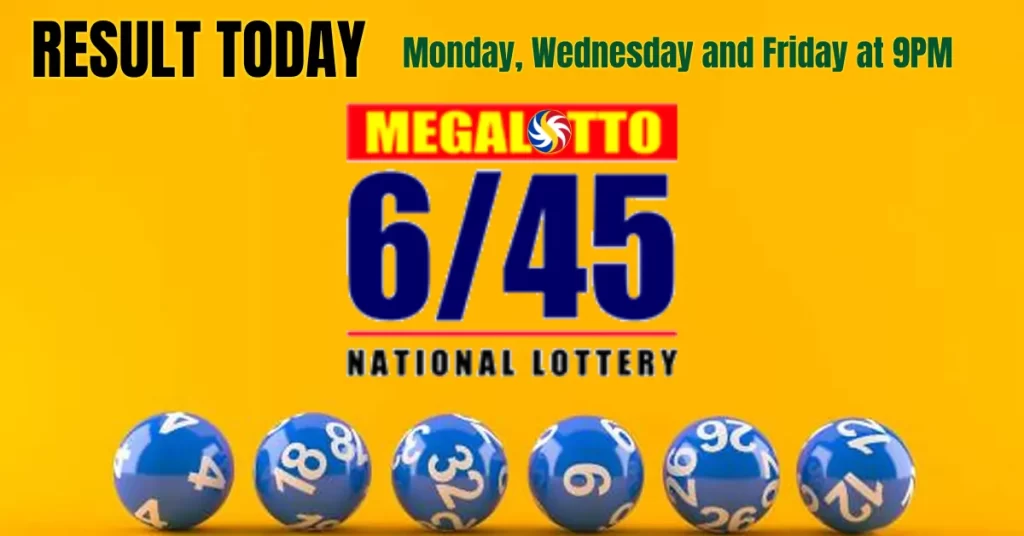 6/45 Mega Lotto Result